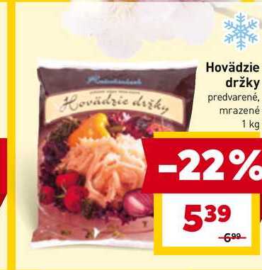 Hovädzie držky predvarené, mrazené 1 kg