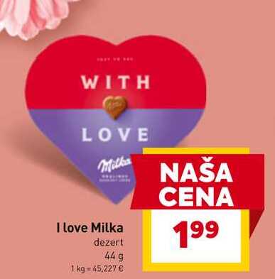 I love Milka dezert 44 g 