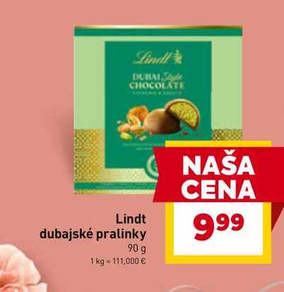 Lindt dubajské pralinky 90 g