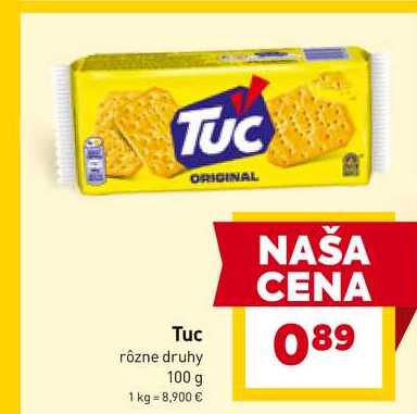Tuc rôzne druhy 100 g