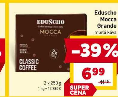 Eduscho Мосса Grande mletá káva 2x250g