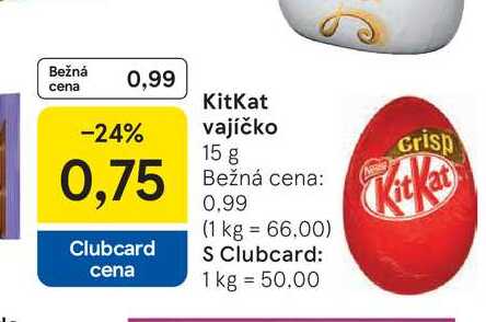 KitKat vajíčko 15 g 