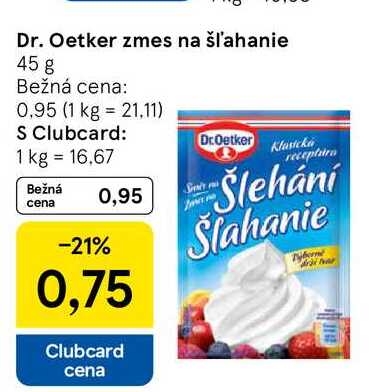 Dr. Oetker zmes na šľahanie 45 g 