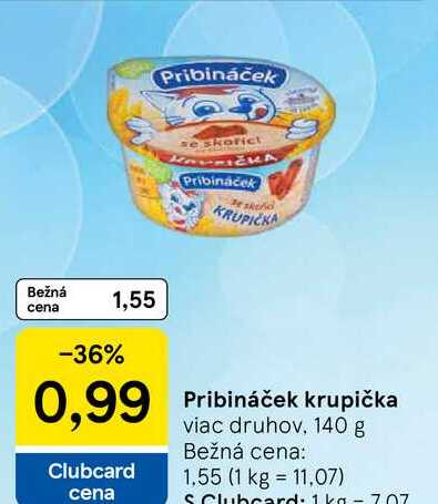 Pribináček krupička 140 g
