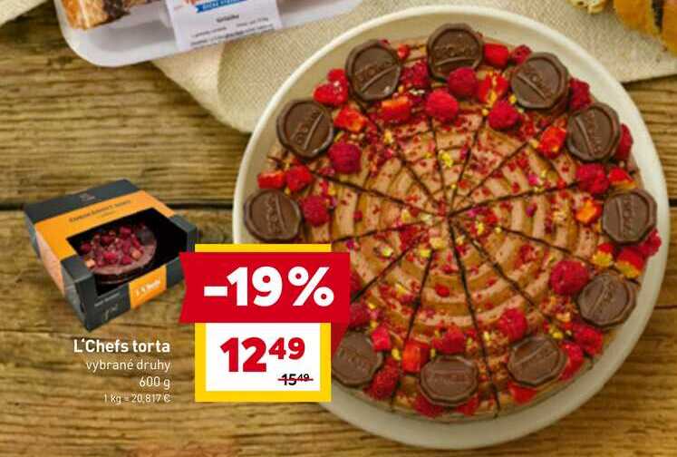 L'Chefs torta vybrané druhy 600 g