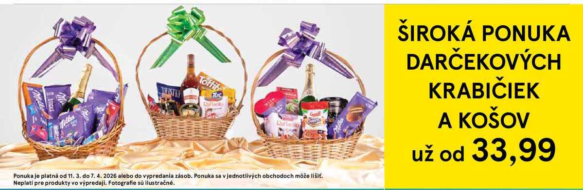 ŠIROKÁ PONUKA DARČEKOVÝCH KRABIČIEK A KOŠOV 
