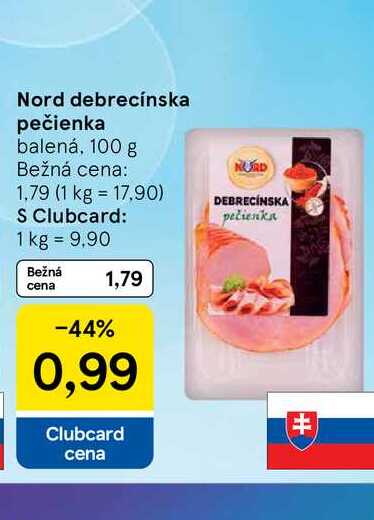 Nord debrecínska pečienka balená, 100 g 