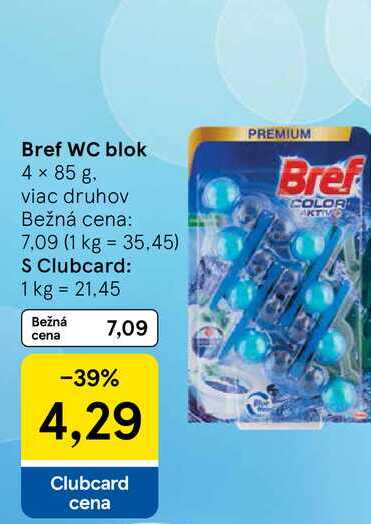 Bref WC blok 4 x 85 g