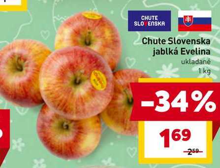 jablká Evelina ukladané 1 kg 