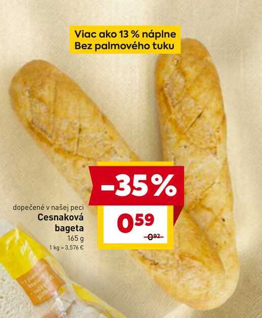 Cesnaková bageta 165 g