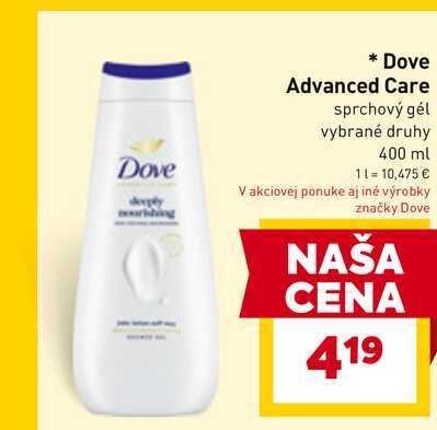 Dove sprchovací gél 400 ml