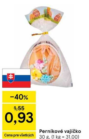 Perníkové vajíčko 30 g