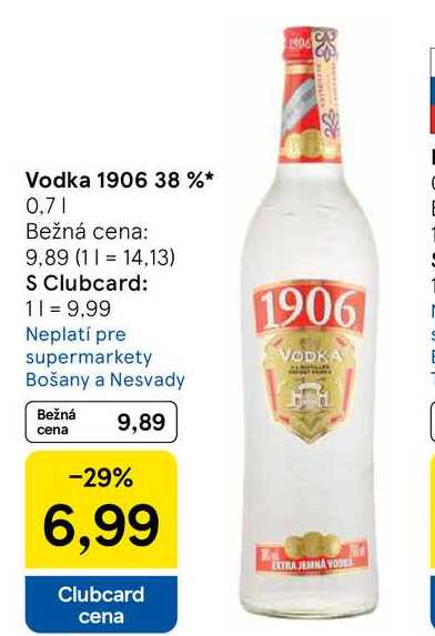 Vodka 1906 38 % 0,7l