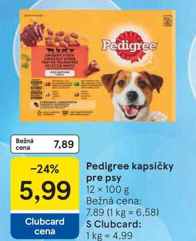 Pedigree kapsičky pre psy 12 x 100 g