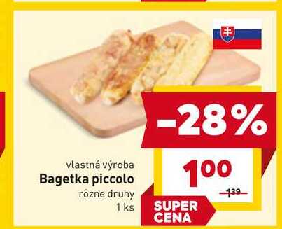 Bagetka piccolo 1ks