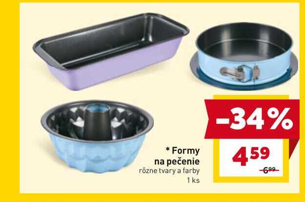 Formy na pečenie rôzne tvary a farby 1 ks