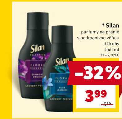 Silan parfumy na pranie s podmanivou vôňou 3 druhy 540 ml 