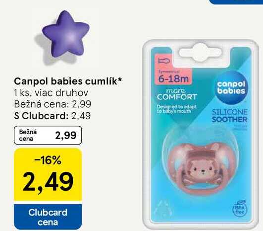 Canpol babies cumlík 1 ks