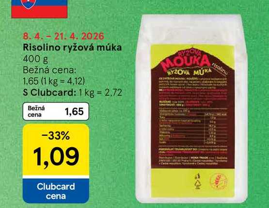 Risolino ryžová múka 400 g