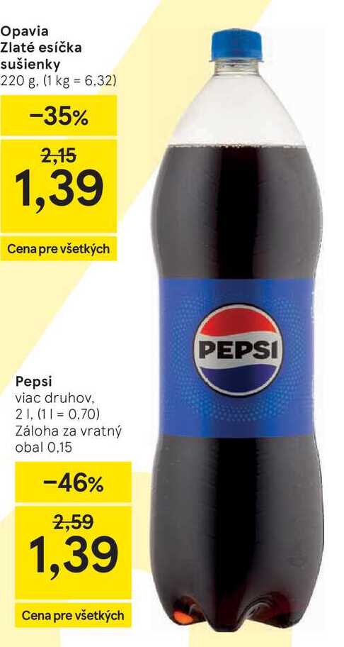 Pepsi viac druhov, 2l