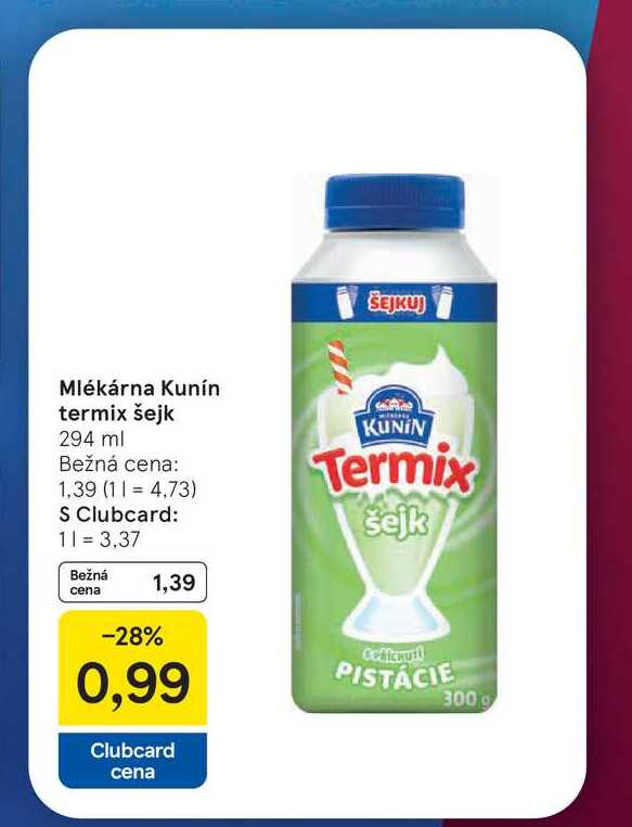 Kunín termix šejk 294 ml