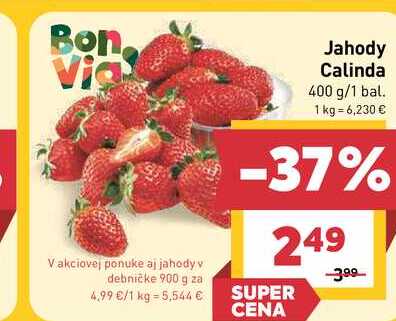 Jahody Calinda 400 g