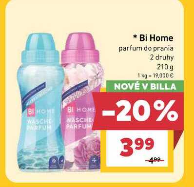 Bi Home parfum do prania 2 druhy 210 g 