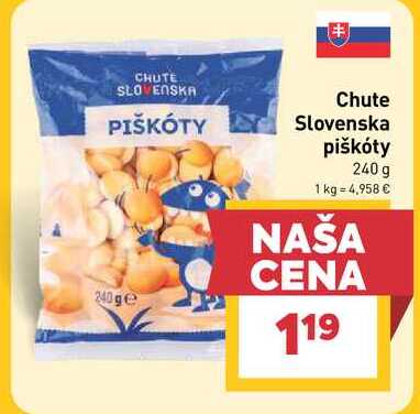 Chute Slovenska piškóty 240g 