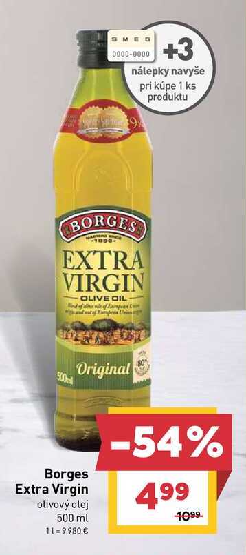 Borges Extra Virgin olivový olej 500 ml  v akcii