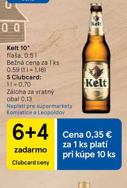 Kelt 10° fľaša, 0,5l