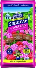 Hoštický Substrát pre muškáty a iné balkónové rastliny