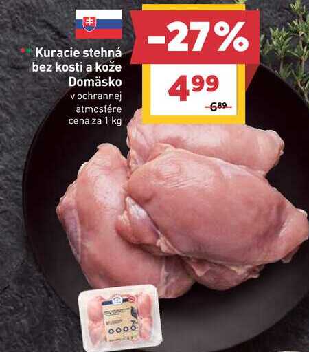 Kuracie stehná bez kosti a kože 1 kg