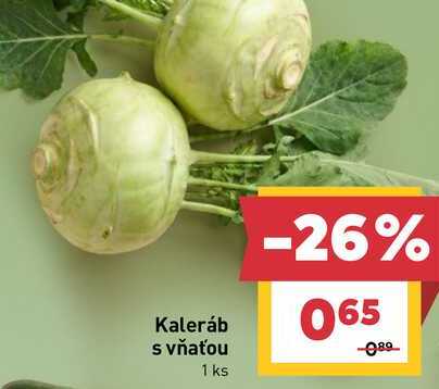 Kaleráb s vňaťou 1 ks 