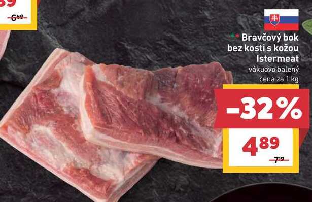 Bravčový bok bez kosti s kožou 1kg