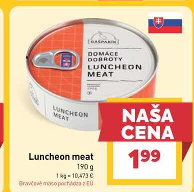 Luncheon meat 190 g