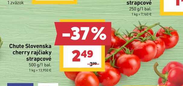 Chute Slovenska cherry rajčiaky strapcové 500 g/1 bal. 