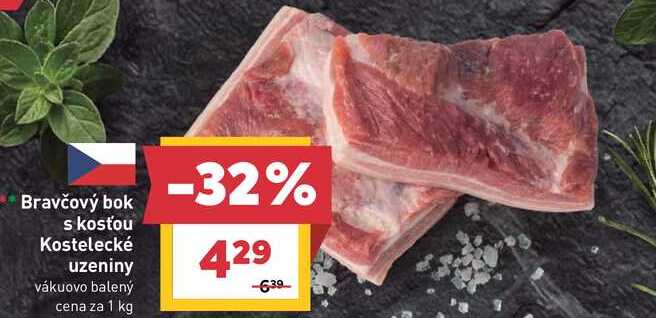 Bravčový bok s kosťou 1kg