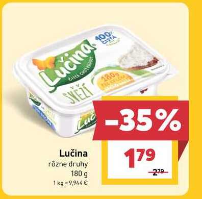 Lučina rôzne druhy 180 g