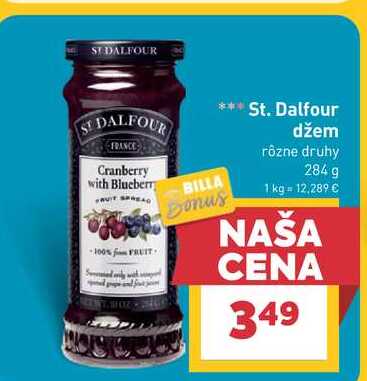 St. Dalfour džem rôzne druhy 284 g