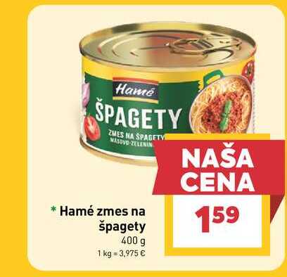 Hamé zmes na špagety 400 g 