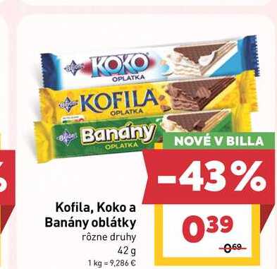 Orion Banány oblátka 42 g
