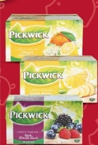 Pickwick čaj v akcii