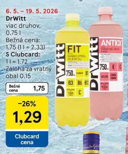 DrWitt viac druhov, 0,75 l