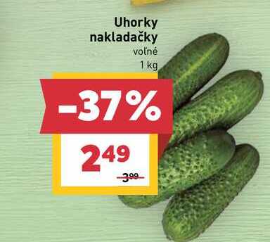 Uhorky nakladačky voľné 1 kg 