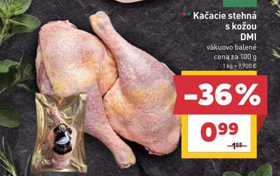 Kačacie stehná s kožou 100 g