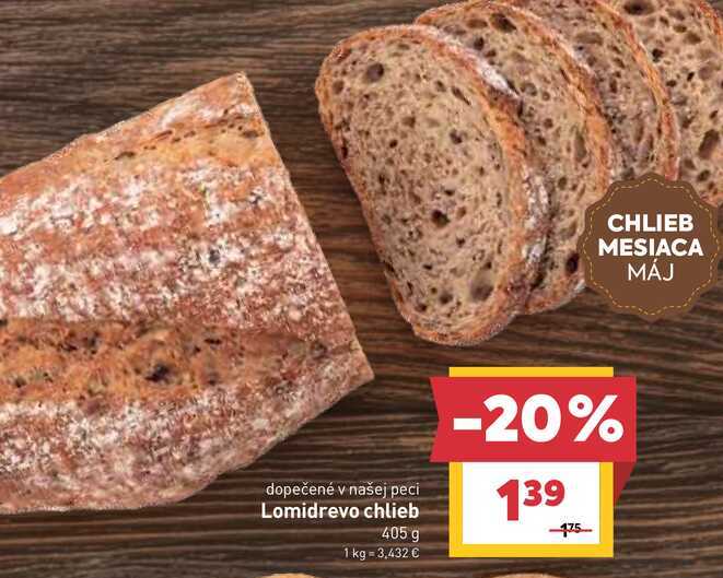 Lomidrevo chlieb 405 g