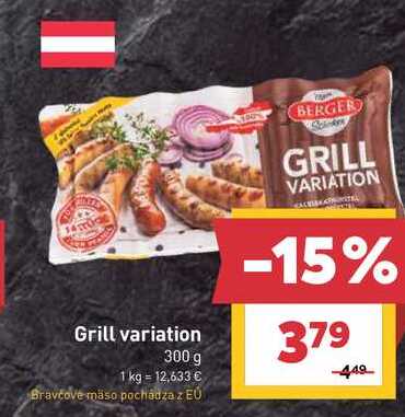 Grill variation 300 g 