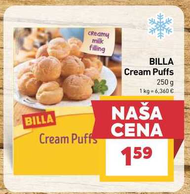 BILLA Cream Puffs 250 g