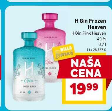 Gin Frozen Heaven 40% 0,7l