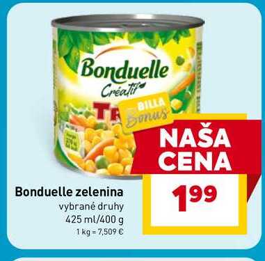 Bonduelle zelenina vybrané druhy 425 ml/400 g